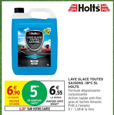 LAVE GLACE TOUTES SAISONS -18°C 5L HOLTS