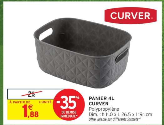 PANIER 4L CURVER