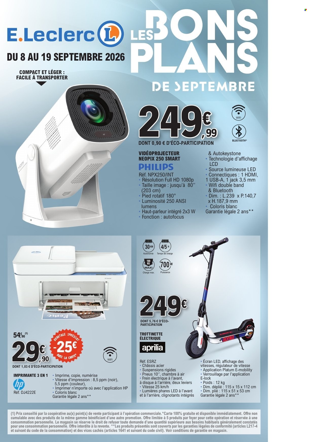 Catalogue E.Leclerc - 08.09.2026 - 19.09.2026. Page 1
