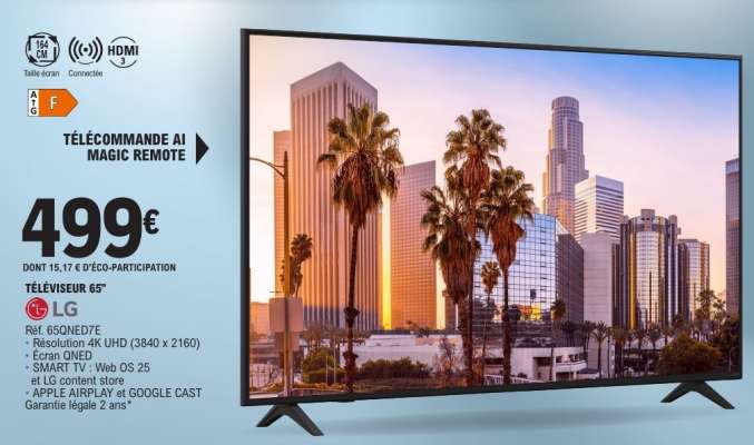 LG Téléviseur 65"