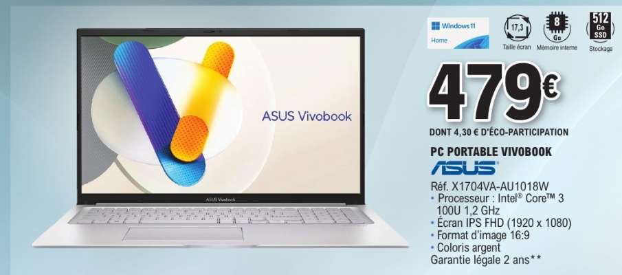 PC PORTABLE VIVOVBOOK