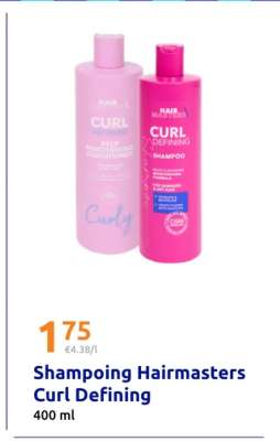 Shampoing Hairmasters Curl Defining