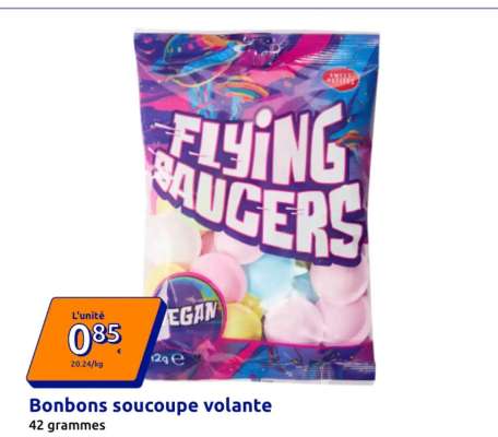 Bonbons soucoupe volante