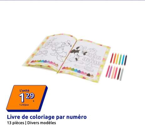 Livre de coloriage par numéro