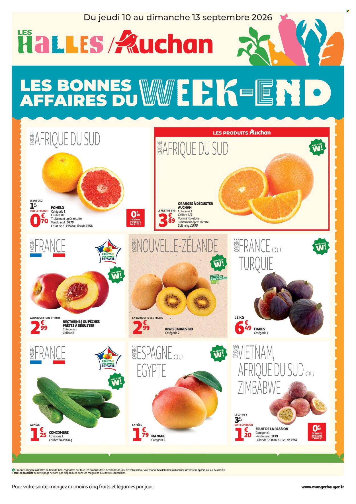 Catalogue Auchan - 10.09.2026 - 13.09.2026. Page 1