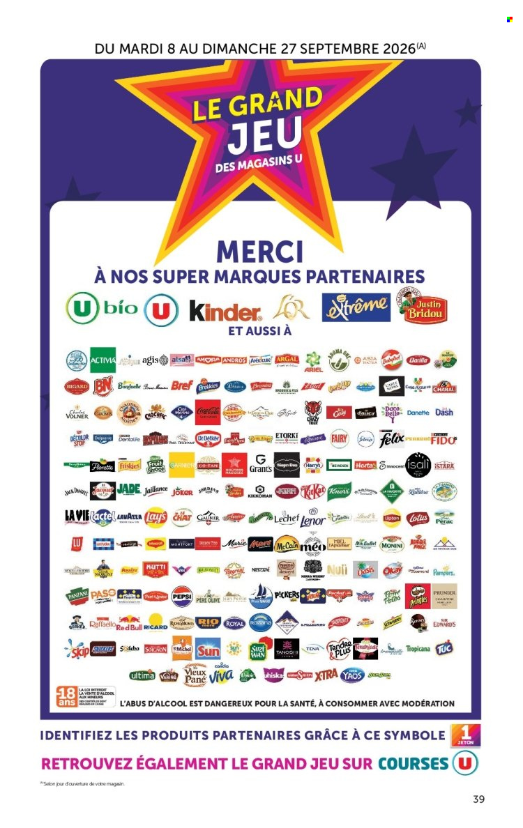 Catalogue SUPER U - 15.09.2026 - 27.09.2026. Page 39