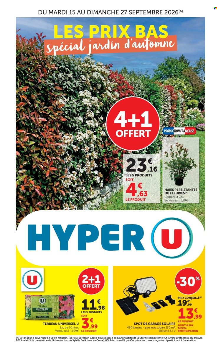 Catalogue HYPER U - 15.09.2026 - 27.09.2026. Page 1