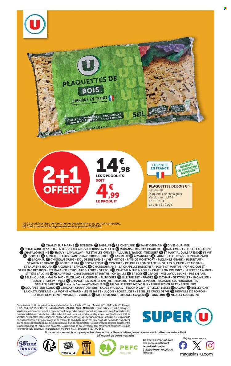 Catalogue SUPER U - 15.09.2026 - 27.09.2026. Page 16