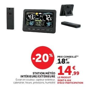 Station météo intérieure/extérieure