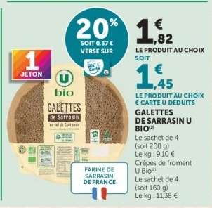 Galettes de Sarrasin U Bio