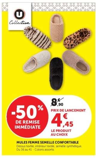 Mules Femme Semelle Confortable