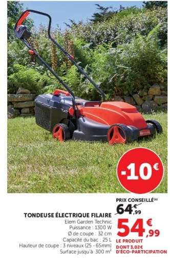 Tondeuse Electrique Filaire