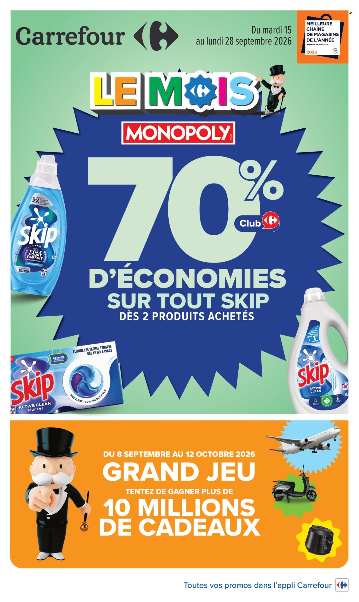 Catalogue Carrefour Hypermarchés - 15.09.2026 - 28.09.2026. Page 1