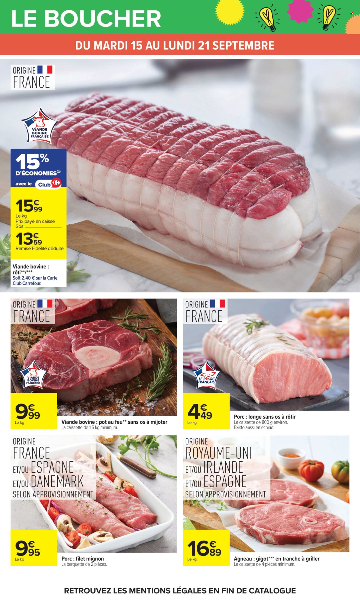 Catalogue Carrefour Hypermarchés - 15.09.2026 - 28.09.2026. Page 28