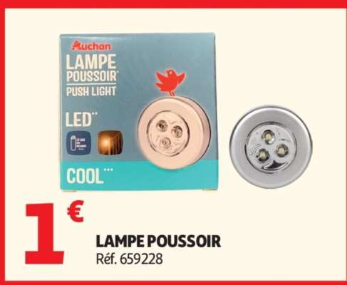 LAMPE POUSSOIR
