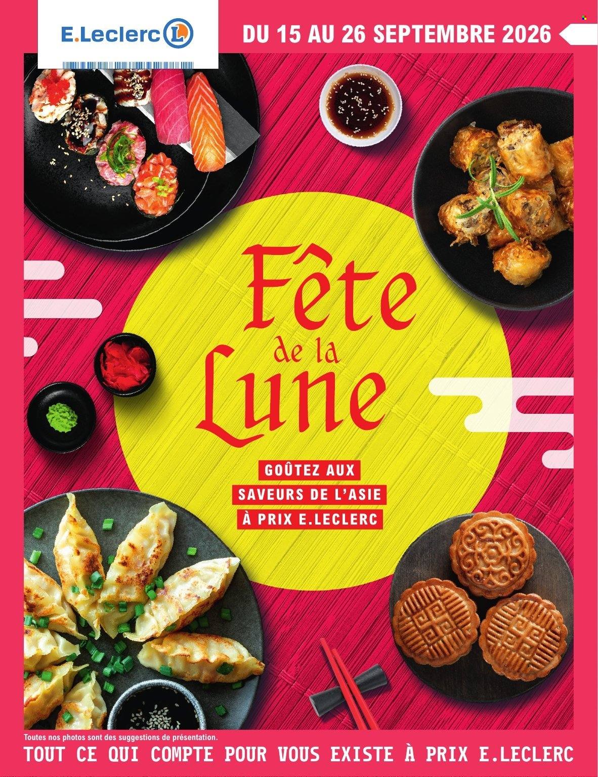 Catalogue E.Leclerc - 15.09.2026 - 26.09.2026. Page 1
