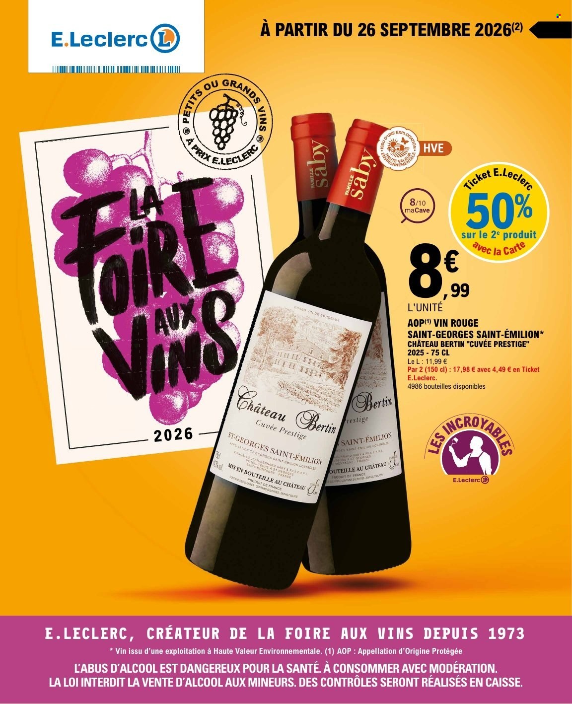 Catalogue E.Leclerc - 26.09.2026 - 10.10.2026. Page 1