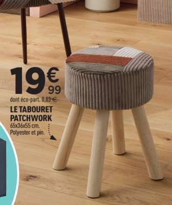 LE TABOURET PATCHWORK