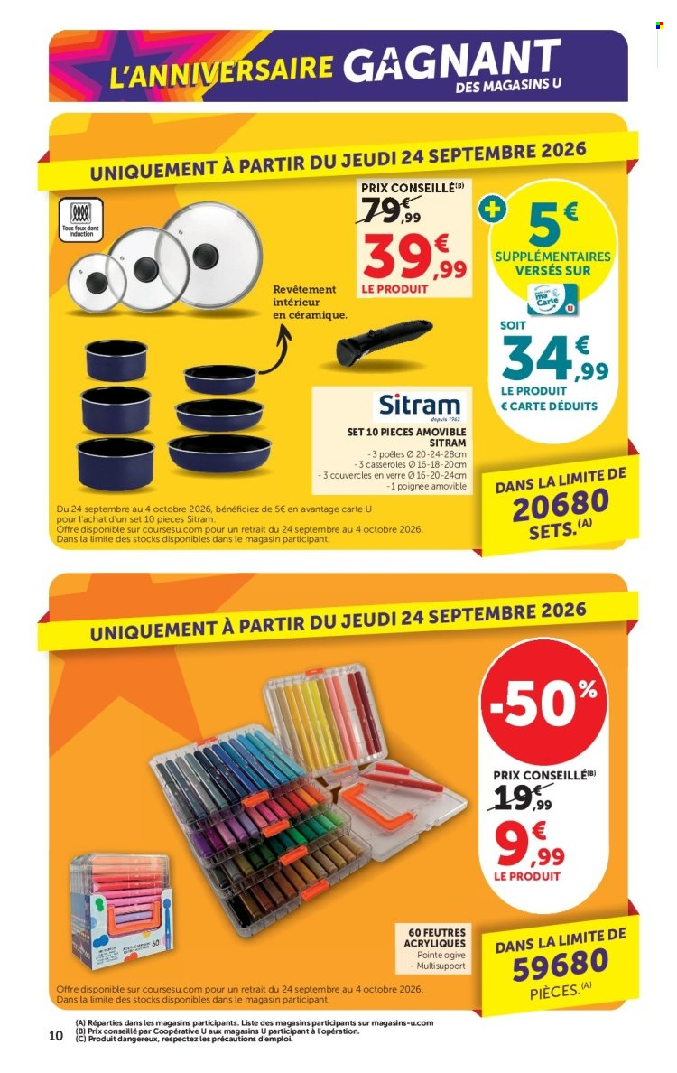 Catalogue SUPER U - 22.09.2026 - 04.10.2026. Page 10