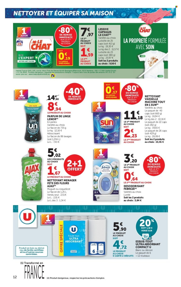 Catalogue SUPER U - 22.09.2026 - 04.10.2026. Page 12