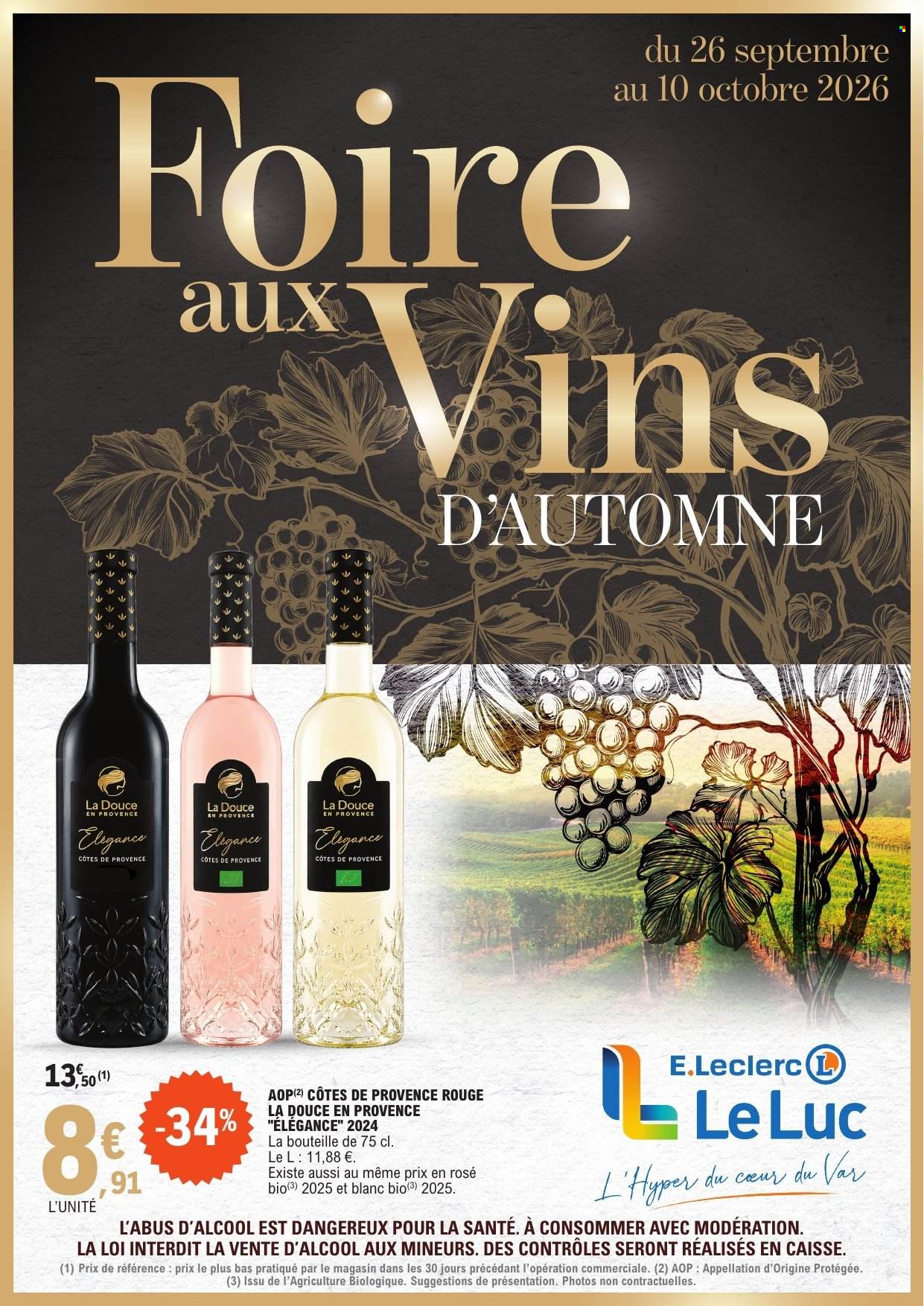 Catalogue E.Leclerc - 26.09.2026 - 10.10.2026. Page 1