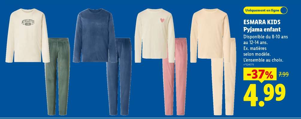ESMARA KIDS Pyjama enfant