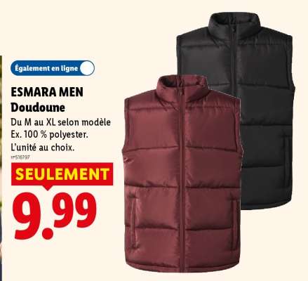 ESMARA MEN Doudoune