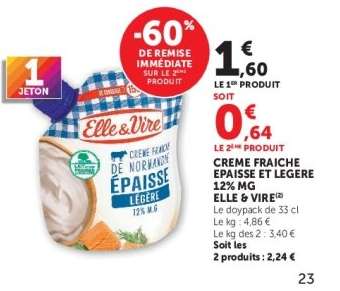 CREME FRAICHE EPAISSE ET LEGERE 12% MG