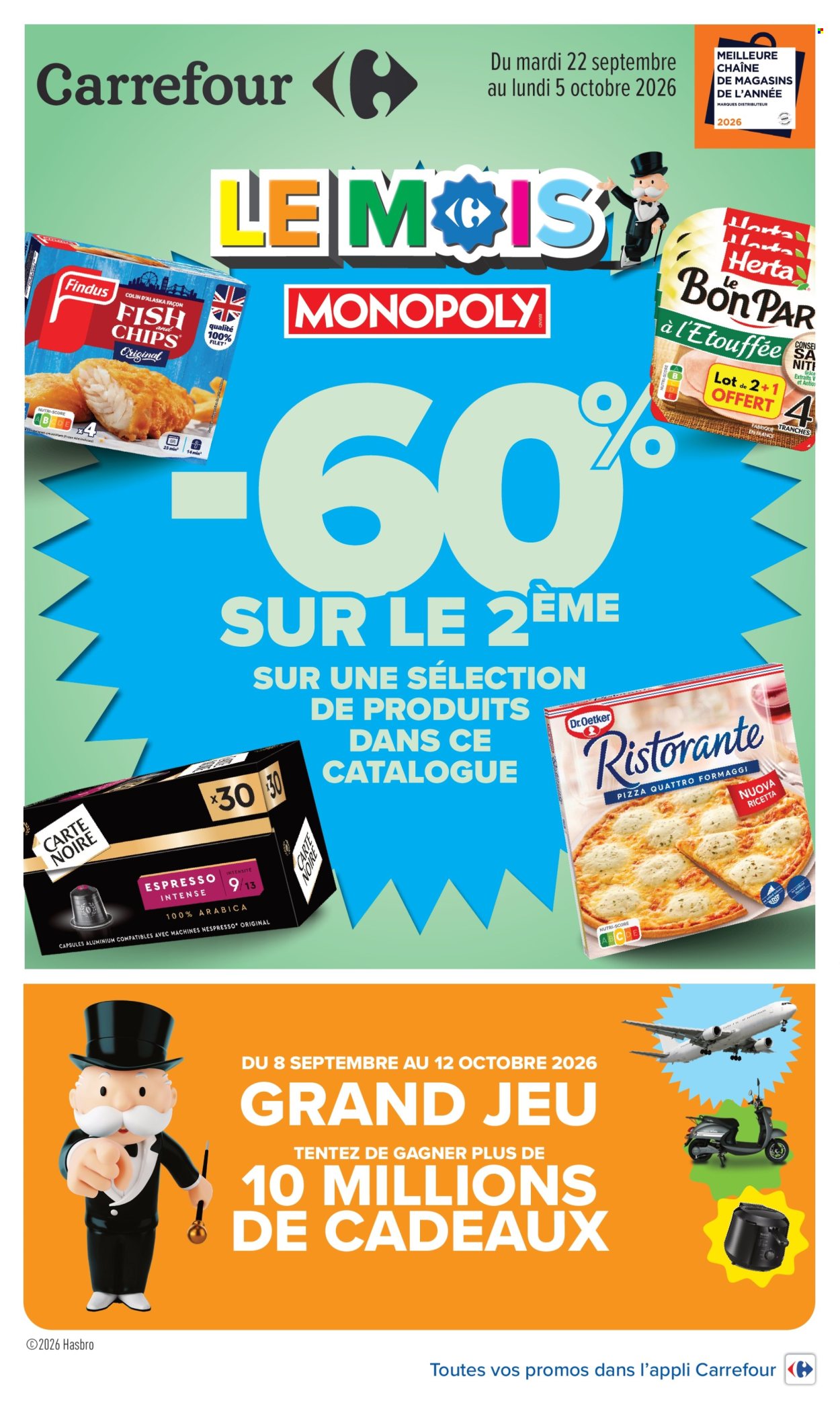 Catalogue Carrefour Hypermarchés - 22.09.2026 - 05.10.2026. Page 1