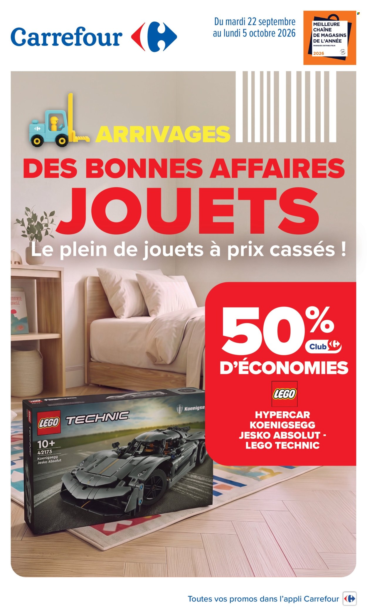 Catalogue Carrefour Hypermarchés - 22.09.2026 - 05.10.2026. Page 1
