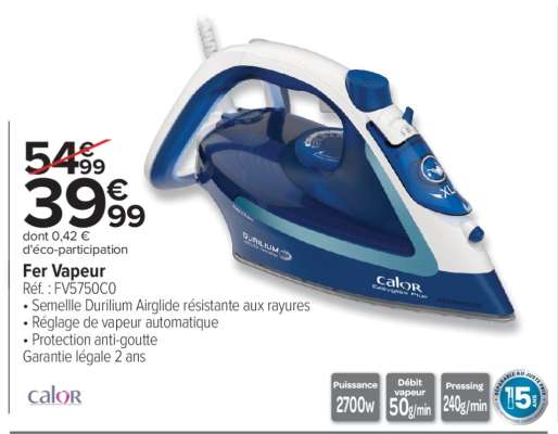 Fer vapeur