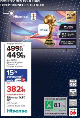 Téléviseur QLED 4K