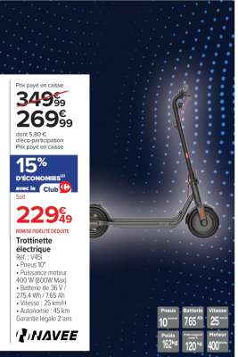 Trottinette électrique