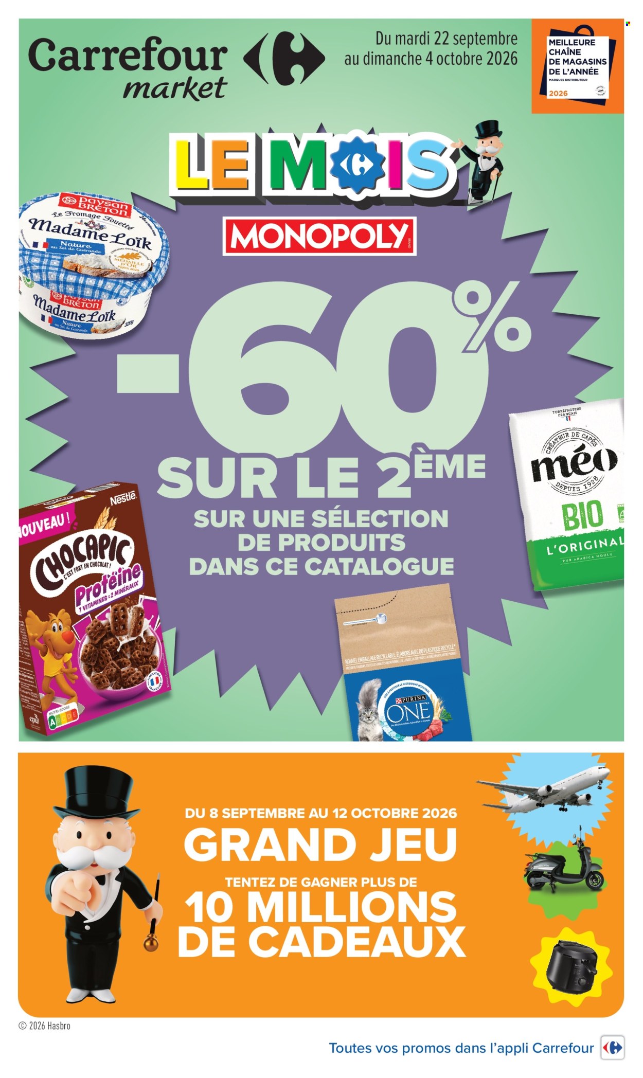 Catalogue Carrefour Market - 22.09.2026 - 04.10.2026. Page 1
