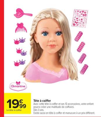 Tête à coiffer