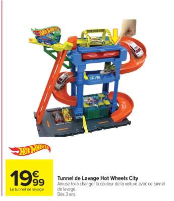 Tunnel de Lavage Hot Wheels City