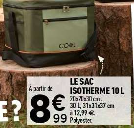 LE SAC ISOTHERME 10 L