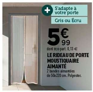 LE RIDEAU DE PORTE MOUSTIQUAIRE AIMANTÉ