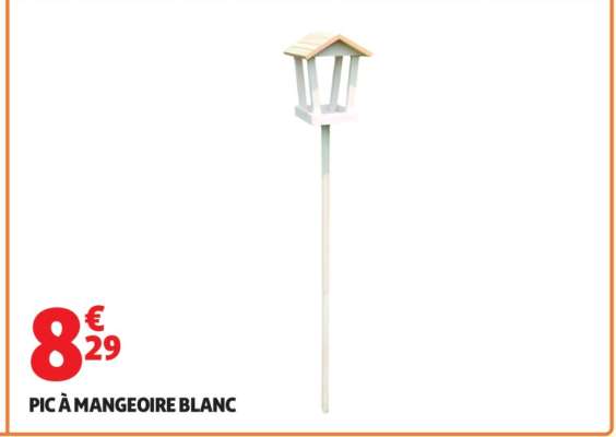PIC À MANGEOIRE BLANC