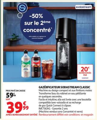 GAZÉIFICATEUR SODASTREAM CLASSIC