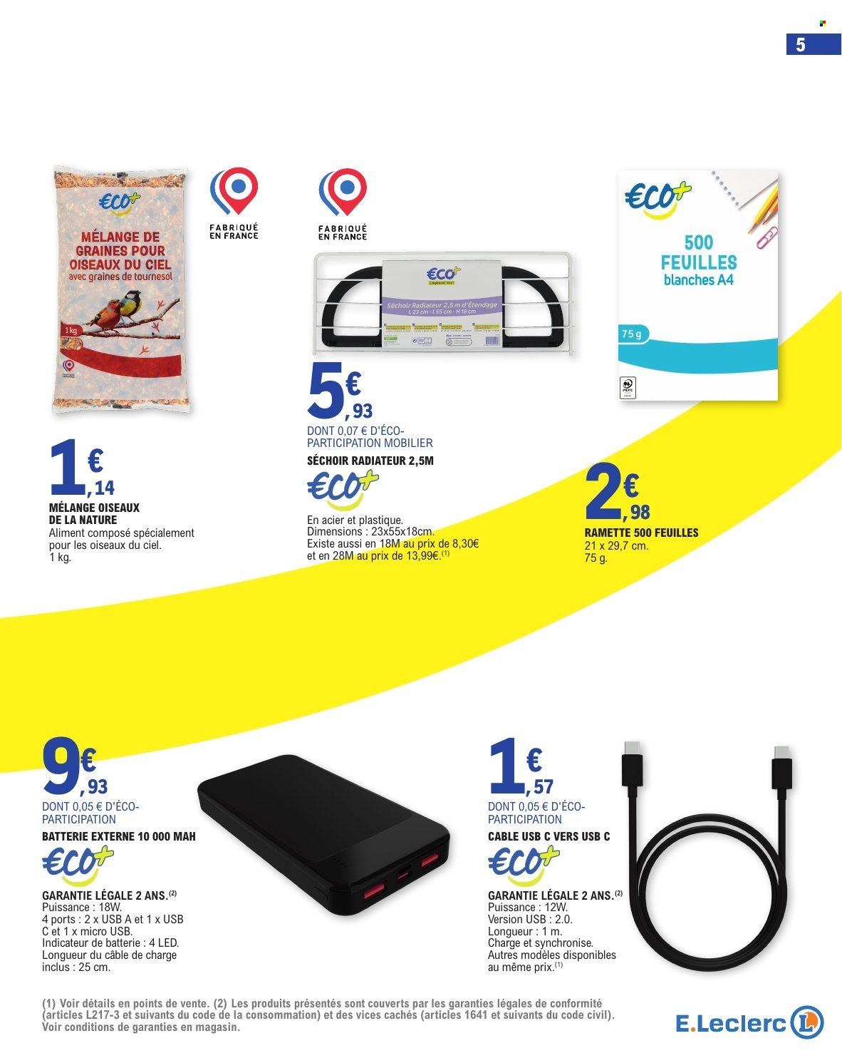 Catalogue E.Leclerc - 22.09.2026 - 03.10.2026. Page 5