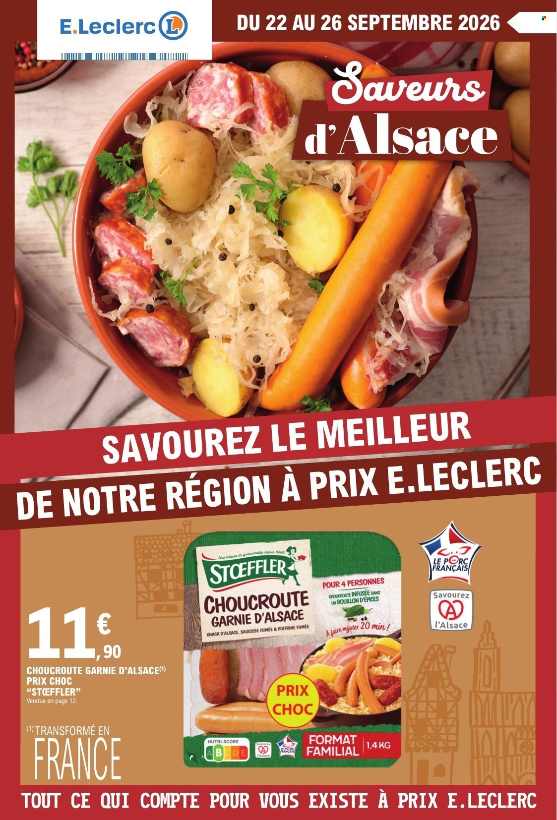 Catalogue E.Leclerc - 22.09.2026 - 26.09.2026. Page 1