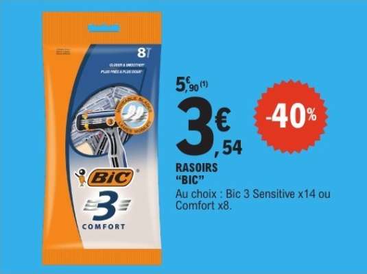 RASOIRS "BIC"