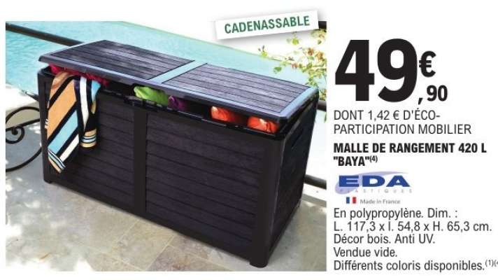 MALLE DE RANGEMENT 420 L "BAYA"