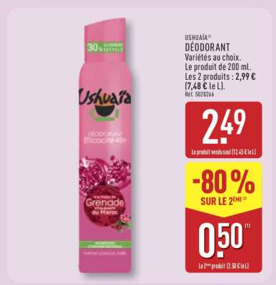 USHUAIA Déodorant