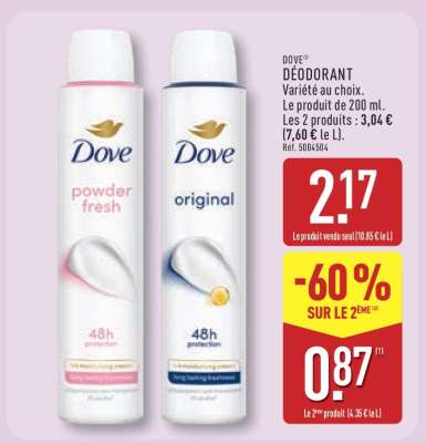 DOVE Déodorant