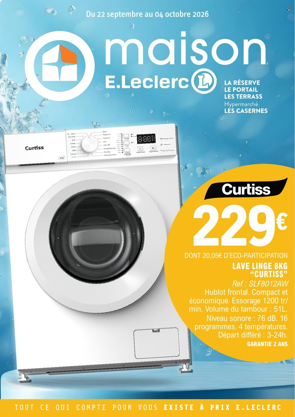 Catalogue E.Leclerc - 22.09.2026 - 04.10.2026. Page 1