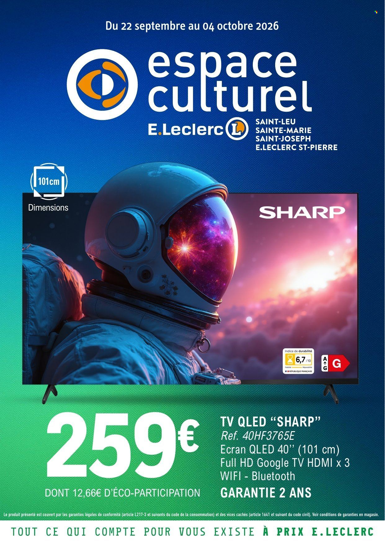 Catalogue E.Leclerc - 22.09.2026 - 04.10.2026. Page 1