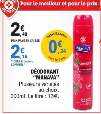 DÉODORANT “MANAVA”
