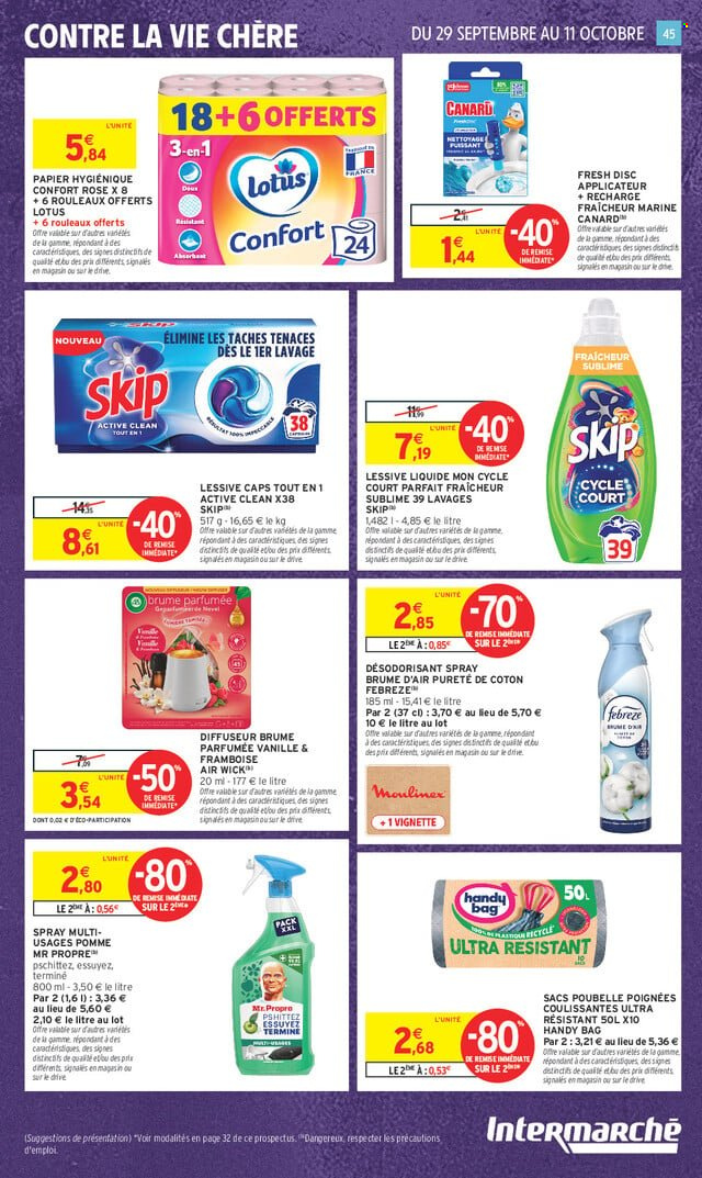 Catalogue Intermarché Hyper - 29.09.2026 - 11.10.2026. Page 45